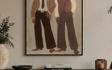 The Wall Above Your Sofa: How to Hang Art Properly