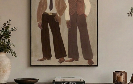 The Wall Above Your Sofa: How to Hang Art Properly
