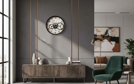 The Art of the Machine: Why Moving Gear Wall Clocks are the Ultimate Statement Piece