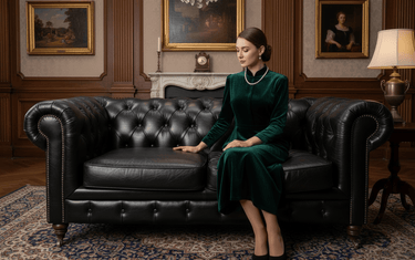 The Enduring Legacy: Why a Top Grain Leather Chesterfield is a Timeless Investment