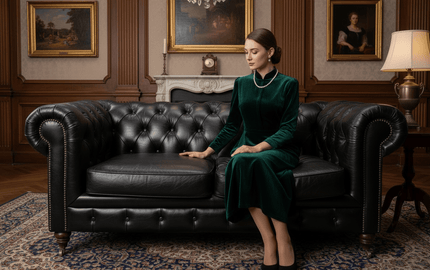 The Enduring Legacy: Why a Top Grain Leather Chesterfield is a Timeless Investment