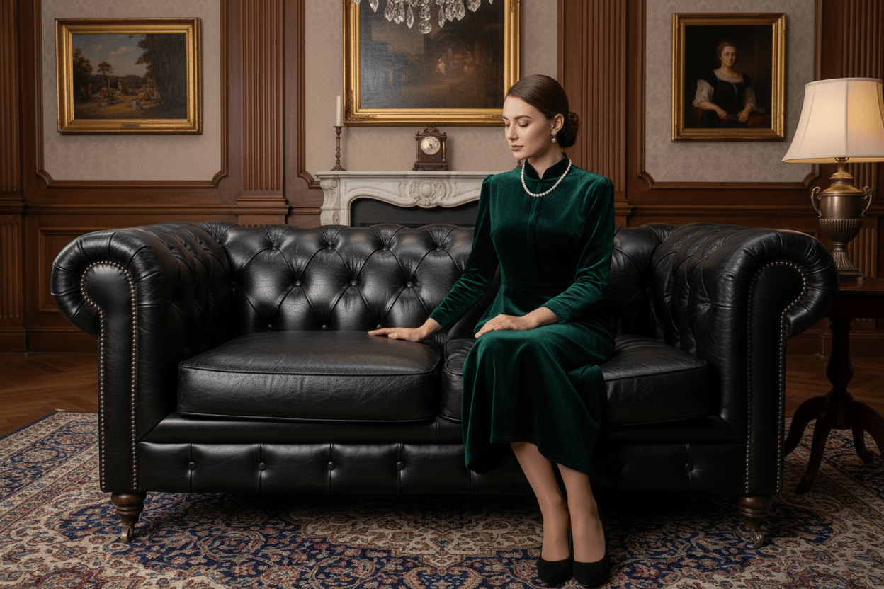 The Enduring Legacy: Why a Top Grain Leather Chesterfield is a Timeless Investment