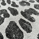 Asana Leopard Black/White Rug