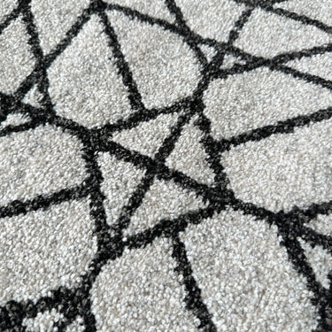 Asana Tile Cream/Black Rug