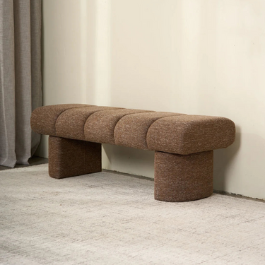 Elara Bench Seat - Dusty Seed