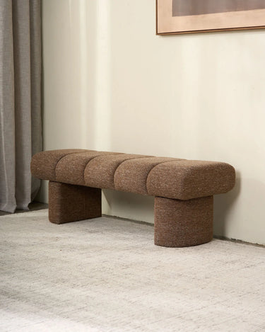 Elara Bench Seat - Dusty Seed