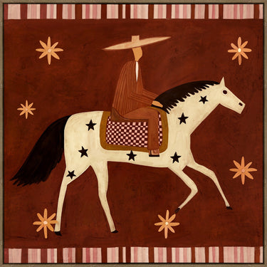 Uptown Horse Print Framed Canvas Wall Art at Online8 Furniture Auckland NZ
