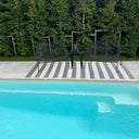 Coast Outdoor Stripe Charcoal Rug