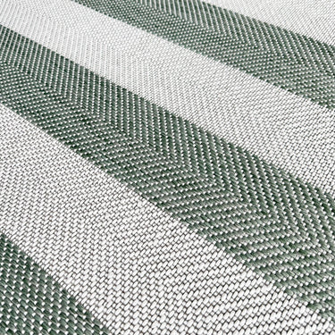 Coast Outdoor Stripe Green Rug