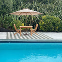 Coast Outdoor Stripe Green Rug
