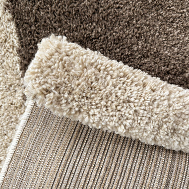Avery Border Brown Rug Mat