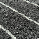 Avery Stripe Charcoal Rug Mat