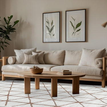 Brax Grid Copper Rug