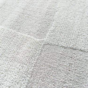 Hudson Soft Grey Checker Rug
