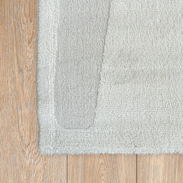 Hudson Soft Grey Checker Rug