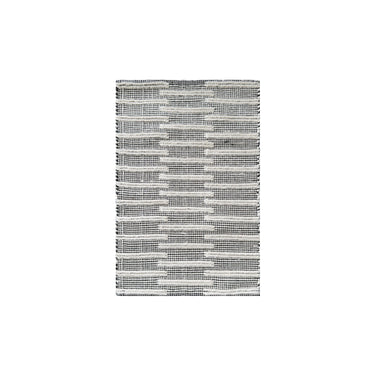 Ridge Ivory/Black Rug
