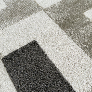 Georgie Metro Grey/Black Rug