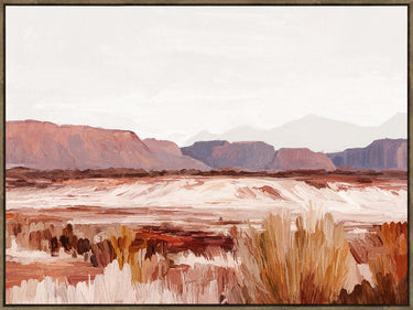 Red Valley Print Framed Canvas Wall Art at Online8 Furniture Auckland NZ