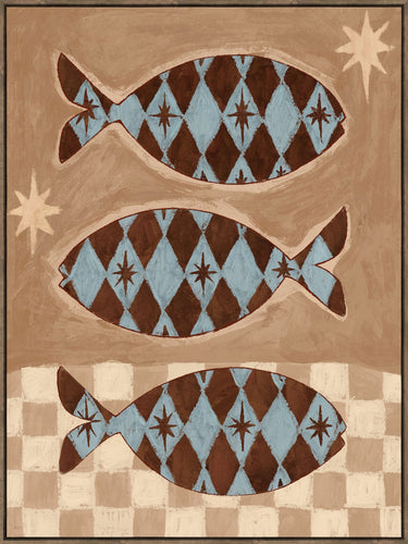 Leading a Fish to Water Print Framed Canvas Wall Art at Online8 Furniture Auckland NZ