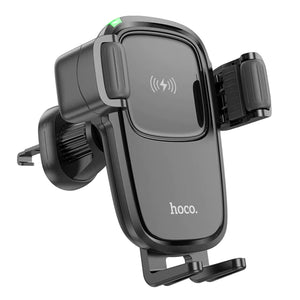 15W Air Vent Wireless Charging Phone Holder w/ Hook Looking