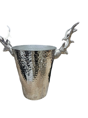 Aluminium Reindeer Wine Bucket
