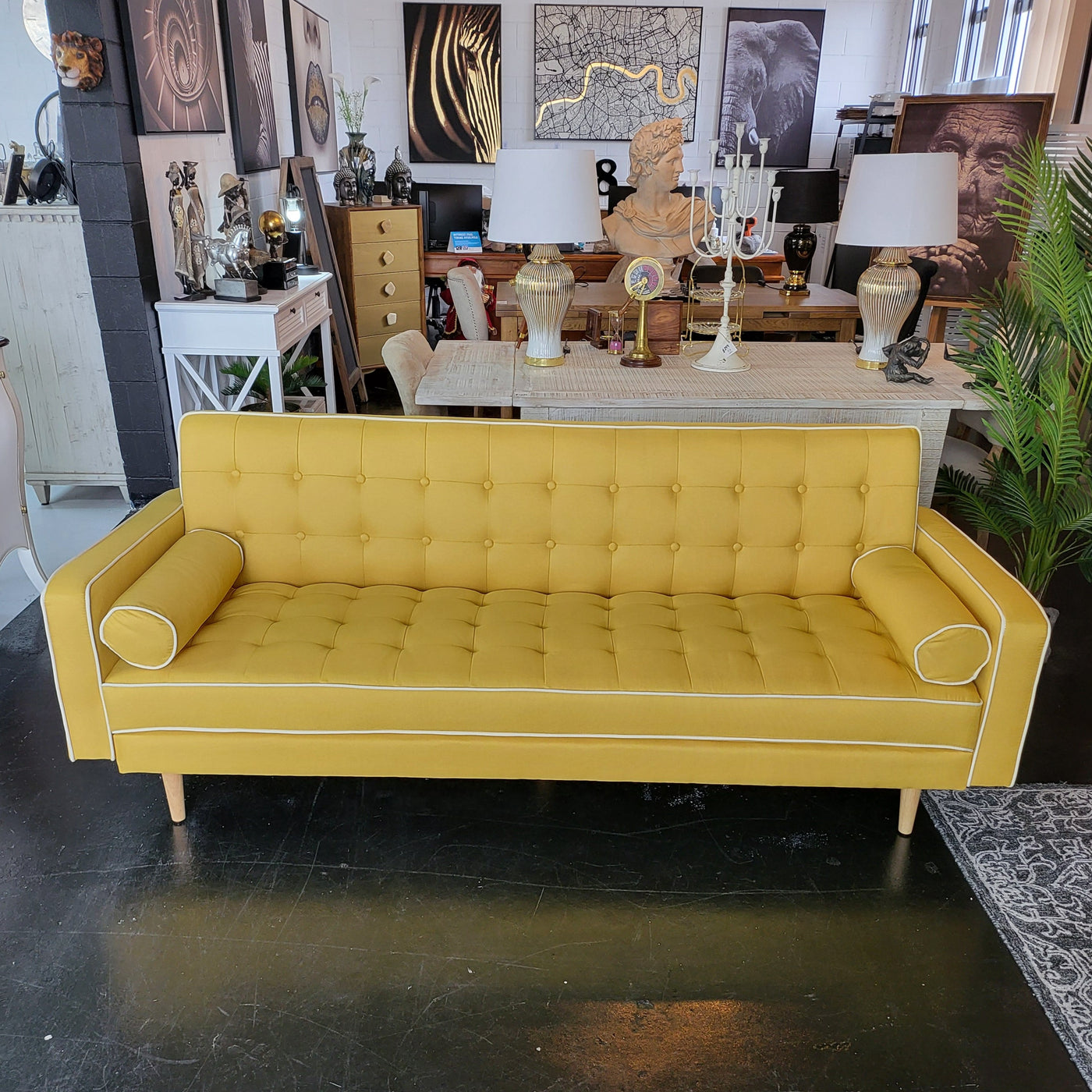 New York Sofabed Yellow Top Quality