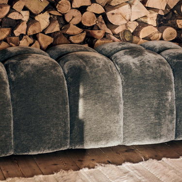 Foxham Upholstered Bench side profile