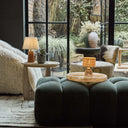 Foxham Upholstered Bench styled in a living space