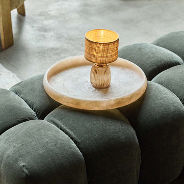 Foxham Upholstered Bench in an interior setting