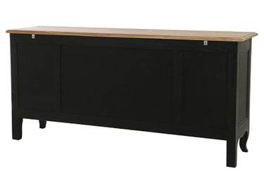 Manoir Sideboard interior storage compartments open