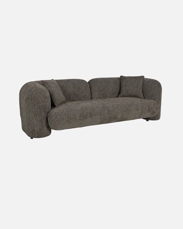 Seattle Curved Sofa - Double Espresso at Online8 Furniture Auckland NZ