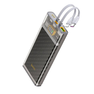 22.5W PD+QC Power Bank w/ LED % Display, 2 Cables (10000mAh)