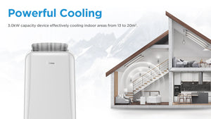 Midea Portable Air Conditioner With WiFi 2.9kw cooling only