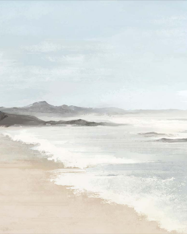 Coastal Print Framed Canvas Wall Art at Online8 Furniture Auckland NZ