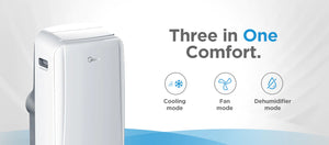 Midea Portable Air Conditioner With WiFi 2.9kw cooling only