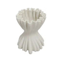 3D Vase Camden Small - White at online8 furniture store Auckland