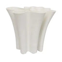 3D Vase Cohen - White at online8 furniture store Auckland