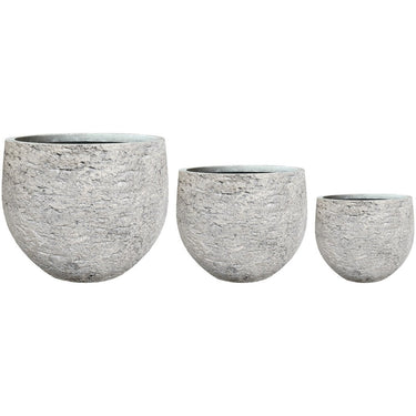 Fibre Cement Planter Set of 3 in stone at Online8 Furniture Auckland NZ