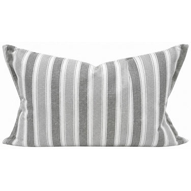 Snugg & Co striped slade lumbar cushion, 400 x 600mm