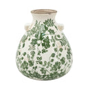 Ceramic Vase - Green & White 20cm at Online8 Furniture Auckland NZ