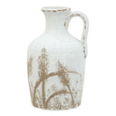 Ceramic Vase - Cream & Natural 26cm at Online8 Furniture Auckland NZ