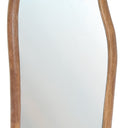 Walnut squiggle full-length mirror style 2, 520 x 1500mm