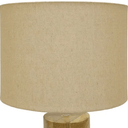 65Cm Hula Table W Linen Shade - Natural at online8 furniture store Auckland