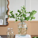Oro Waisted Vase - Clear/Gold (32cm)