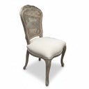 Provincial Rattan Back Dining Chair - front view