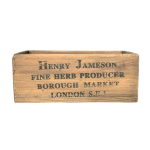 Henry Jameson Wooden Trough