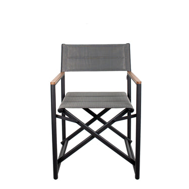 Xeta Outdoor Directors Chair Black / Natural
