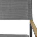 Xeta Outdoor Directors Chair Black / Natural