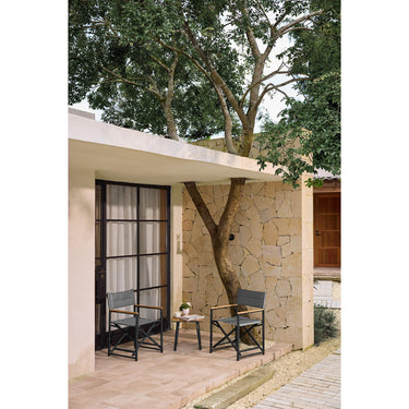 Xeta Outdoor Directors Chair Black / Natural