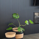 Bangla Baskets A/2 - Natural w/Black alternate view